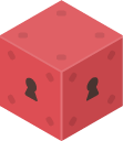 Isometric Abstract Platformer red Crate